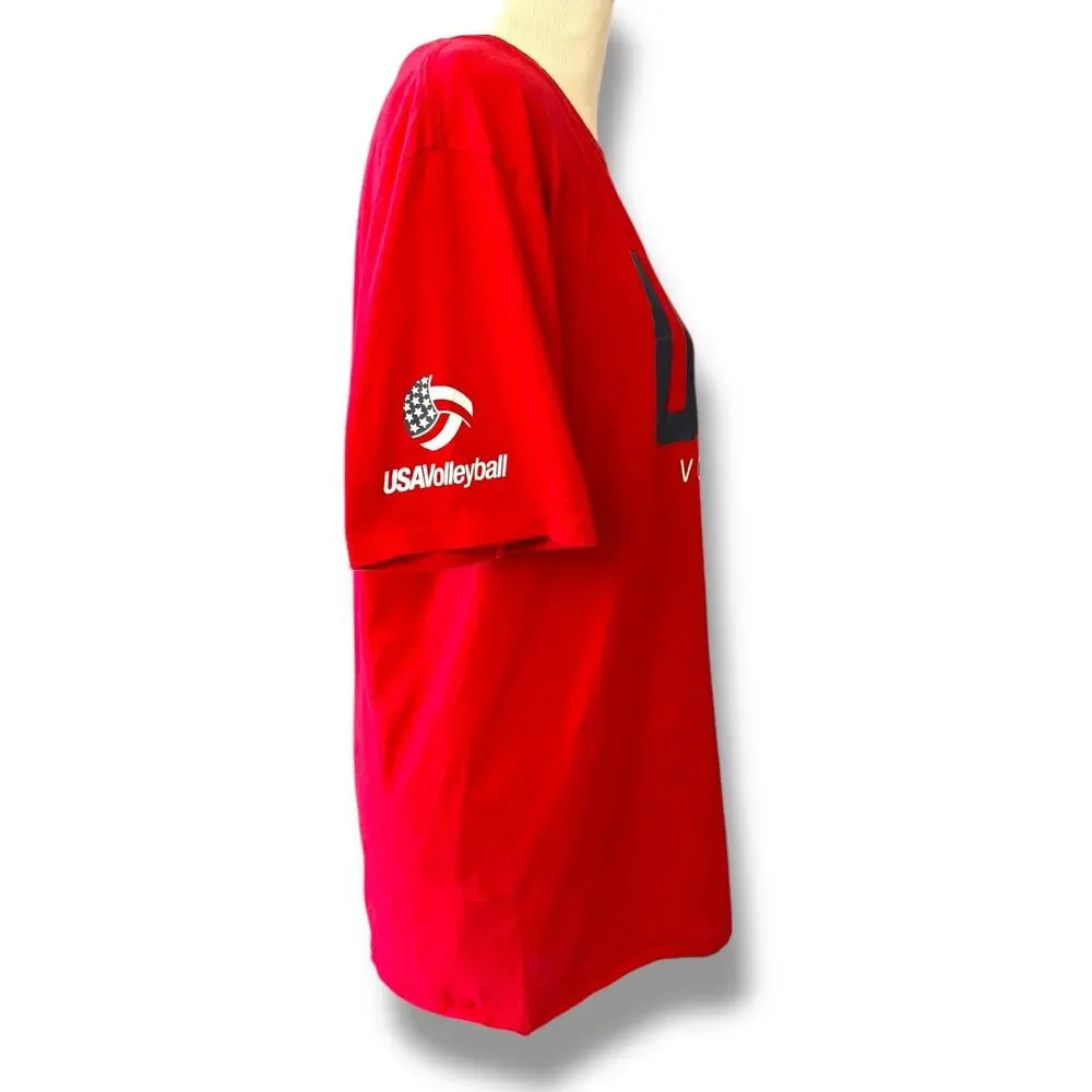adidas USA Volleyball The Go-To Tee EUC RARE
